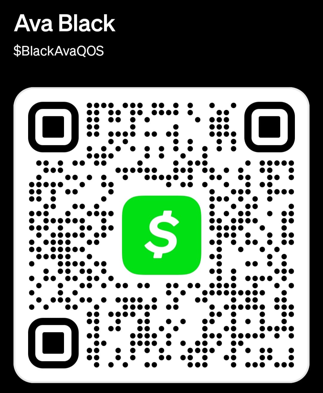 CashApp QR code
